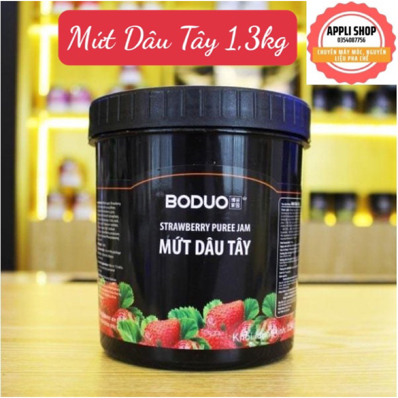 MỨT DÂU TÂY BODUO 1,3kg