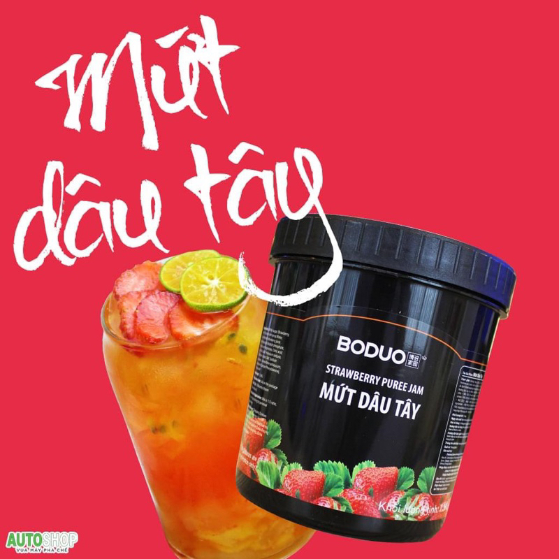 MỨT DÂU TÂY BODUO 1,3kg