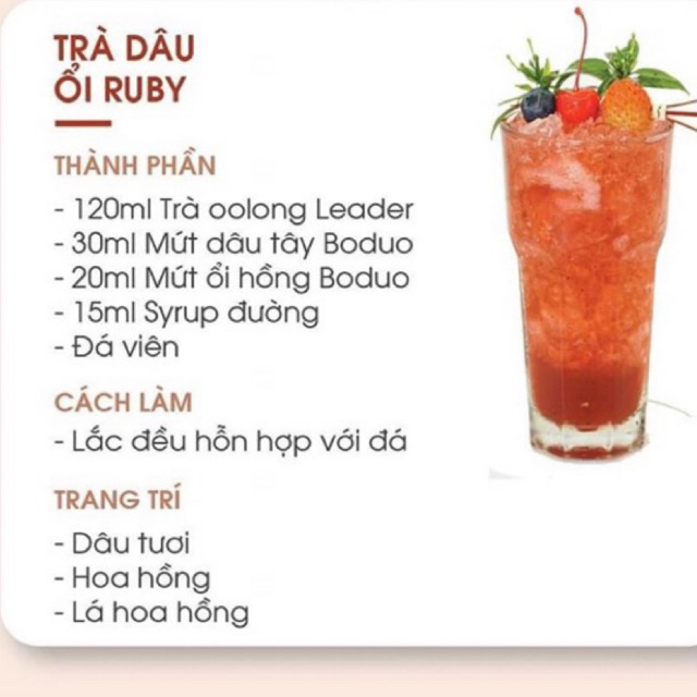 MỨT DÂU TÂY BODUO 1,3kg