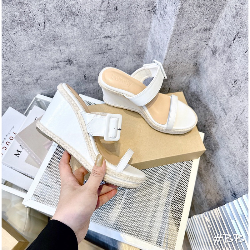 giày xuồng quai ngang viền cói full hộp
