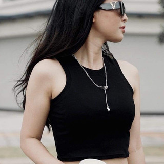 Áo Tanktop Sát Nách Cổ Tròn