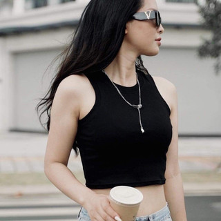 Áo Tanktop Sát Nách Cổ Tròn