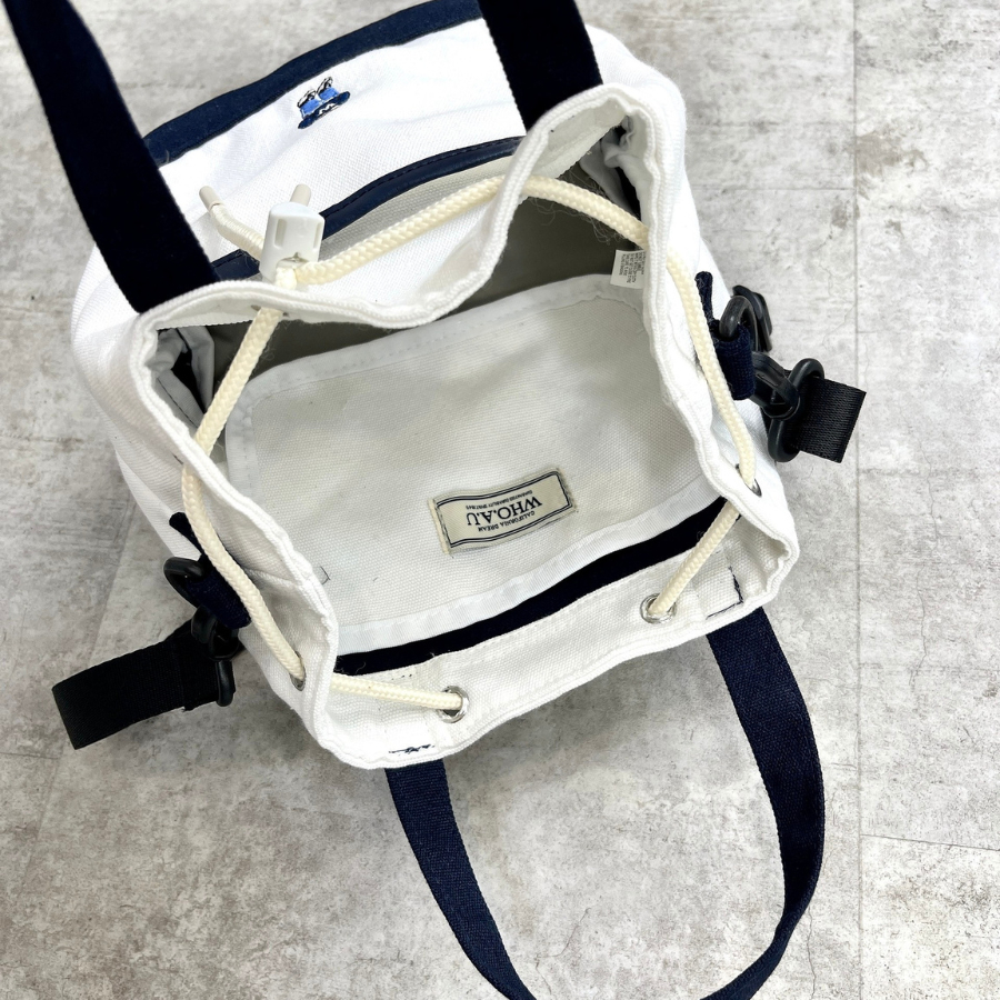 Túi Whoau Steve Bear Canvas Bucket WHBGD2315A Hàn Quốc 2023 - SOGU