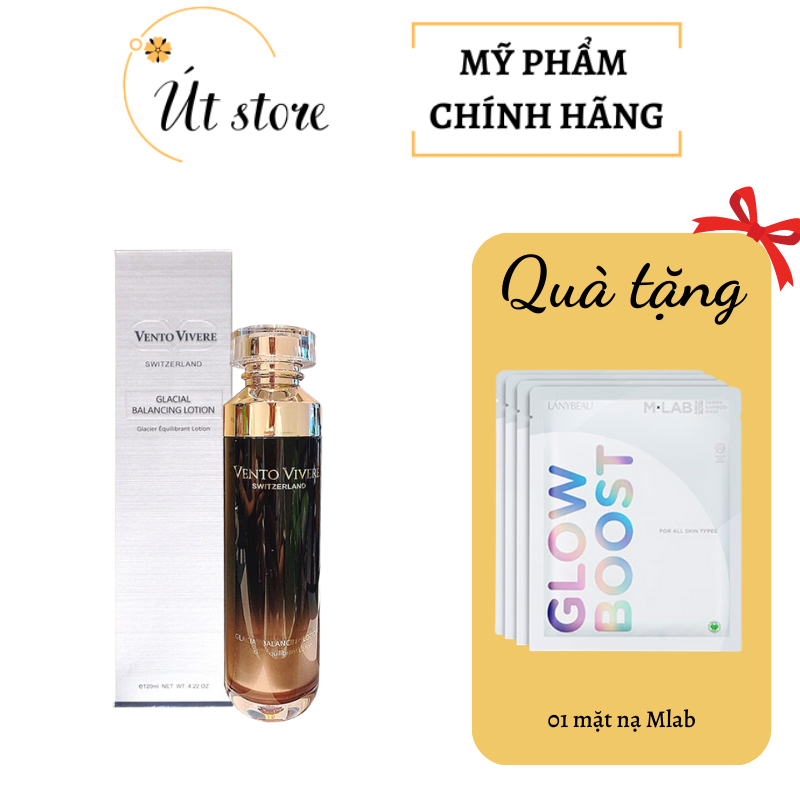 Nước thần Vento toner Vento Vivere Glaceial Balancing Lotion Thụy Sĩ - Út store