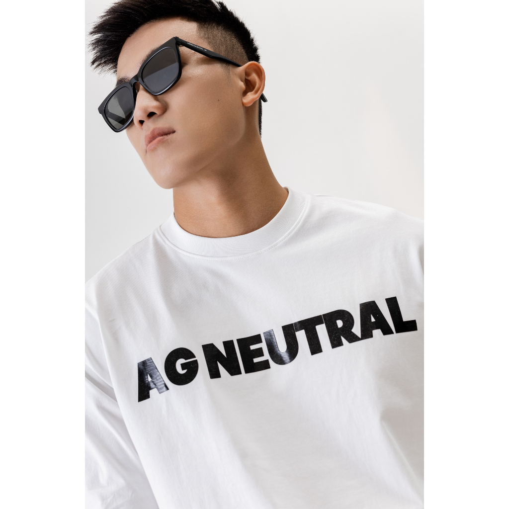 Áo Thun Americus Gosani In Chữ Trước Ngực Màu Trắng, Xanh Lá