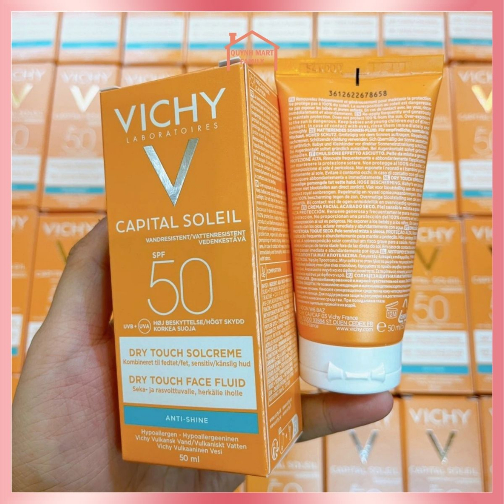 Kem chống nắng cho da hỗn hợp đến da dầu da nhạy cảm SPF50+ Vichy 50ml