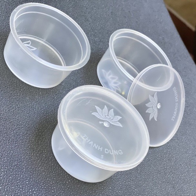 **Hũ bánh flan THANH DUNG SỐ 0 ( 50 hủ ) - Hủ làm bánh flan, Caramen có nắp CAO CẤP chịu nhiệt an toàn