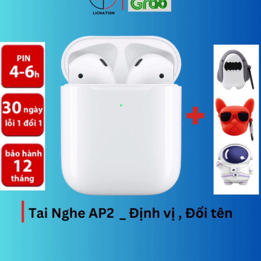 Tai nghe Bluetooth AjP2 Không Dây Full Chức Năng Pin Trâu 6h, Định Vị, Đổi Tên, Âm Tốt chính hãng Hot