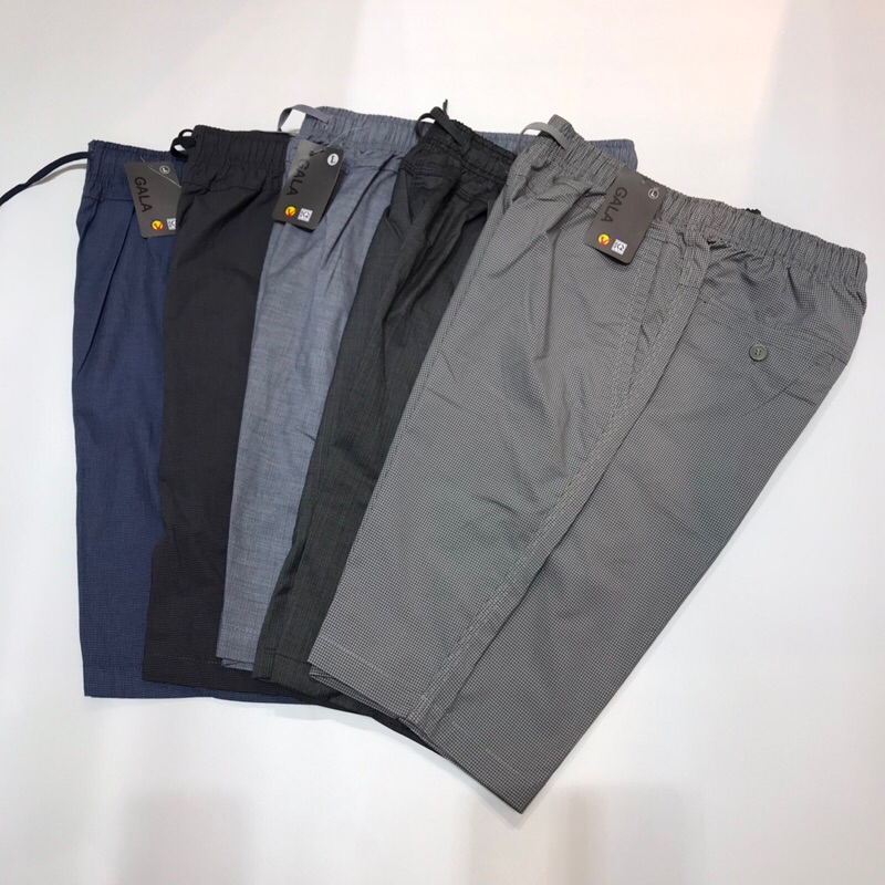 Quần short thô nam trung niên quần mặc nhà chất cotton vải mềm mịn nhiều màu