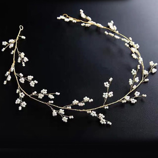 Dây cài tóc cô dâu, phù dâu, trang trí kiểu tóc hoa nhí Q56