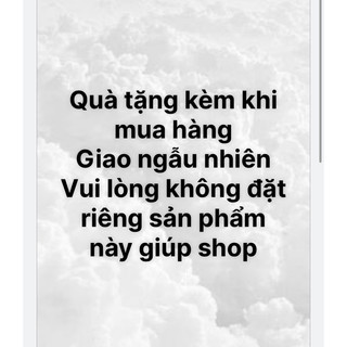 Quà tặng kèm khi mua hàng