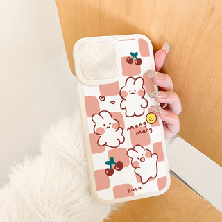 Ốp lưng oppo reno 8 4g, reno 8 5g, reno 8z, reno 8t 5g silicon dẻo vuông bảo vệ cam thỏ mong mong