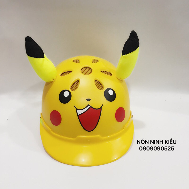 MŨ BẢO HIỂM TINTIN mèo kitty + Pikachu