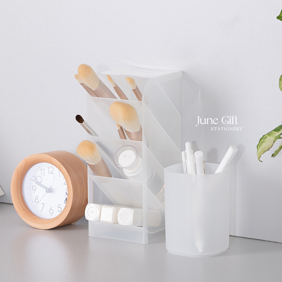 Hộp nhựa 4 tầng đựng bút, văn phòng phẩm, đồ dùng, trang trí decor phòng