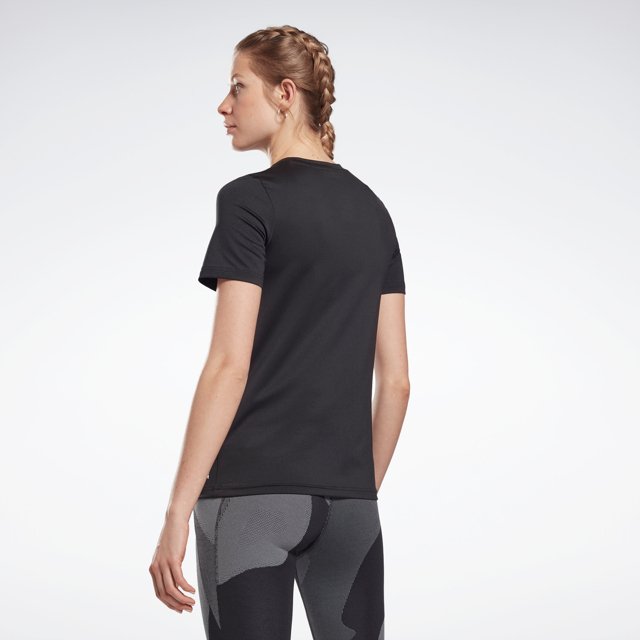 Reebok TRAINING Áo thun Tập luyện Nữ Workout Speedwick Tee Màu đen GR9526