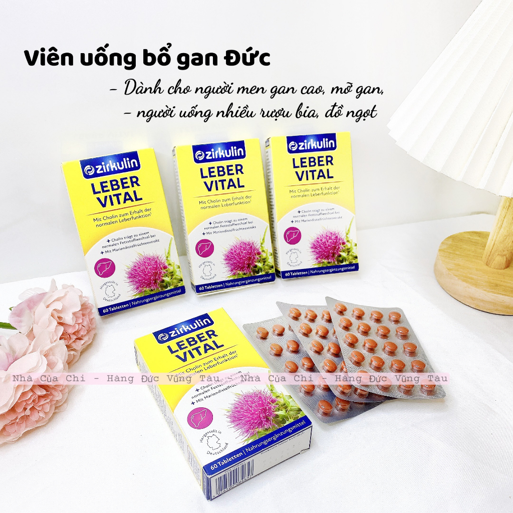 Hỗ trợgan - Zirkulin Leber Vital Mariendistel Dragees Đức