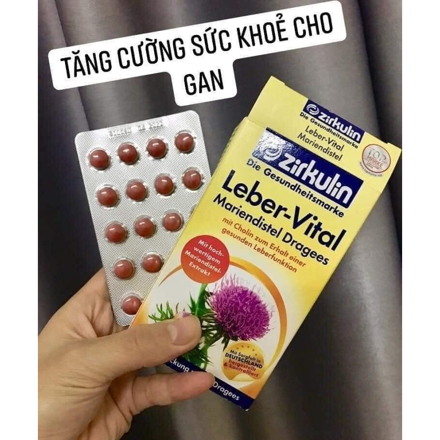 Hỗ trợgan - Zirkulin Leber Vital Mariendistel Dragees Đức