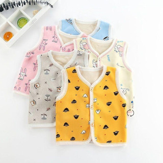 Áo ghile cho bé trai bé gái A49 chất liệu cotton nỉ mềm mịn mặc cực ấm size từ 3-15kg