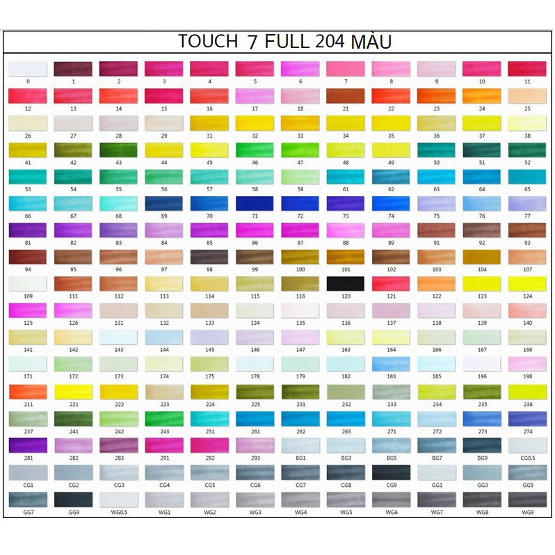 Bút Marker Touchliit 7 tùy chọn màu