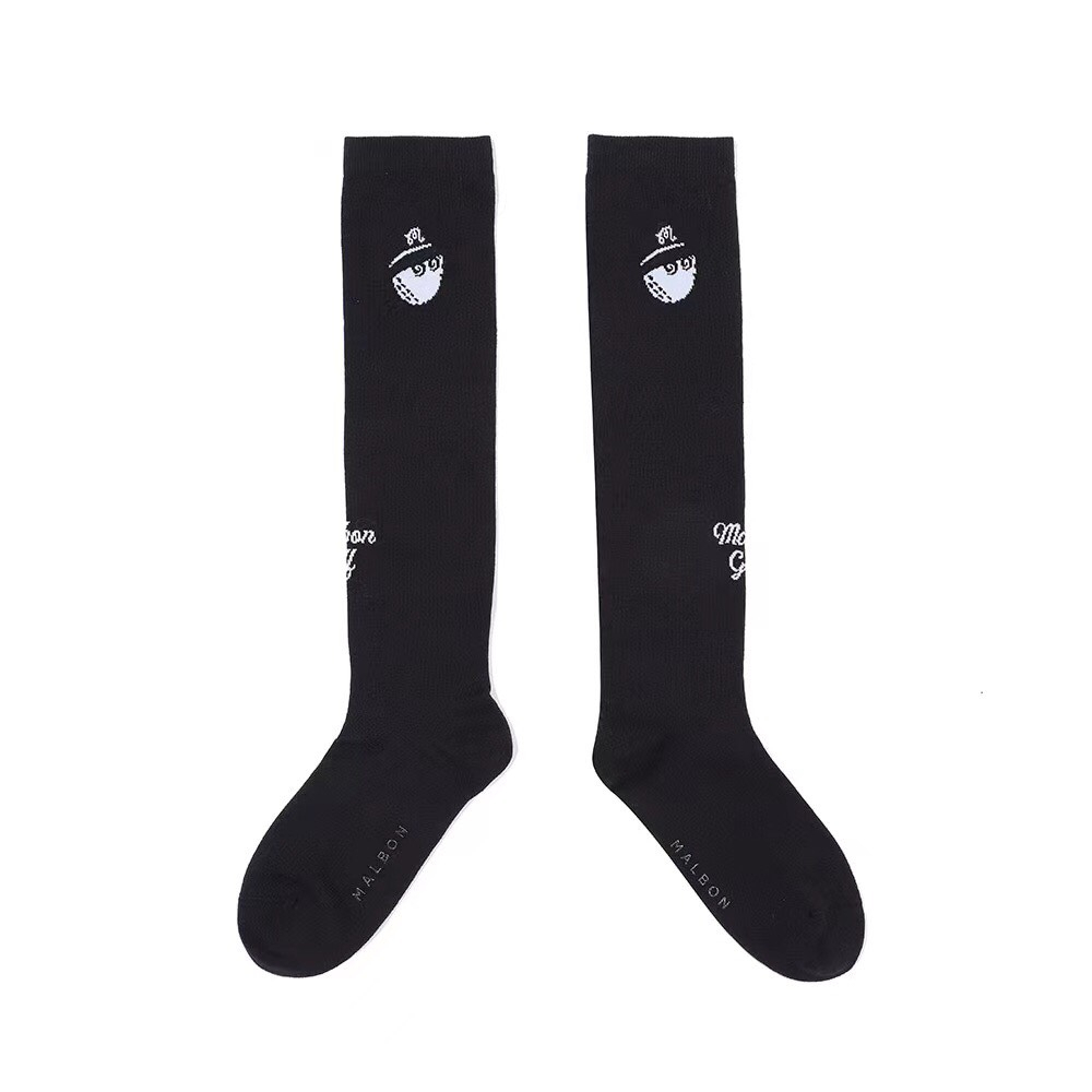 Tất/Vớ dài chân Golf nữ phong cách trẻ trung, năng động phong cách Hàn Quốc Malbon 2023