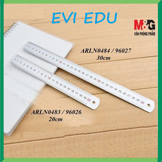 Thước nhôm m&g 96026 / 96027 - thước kỹ thuật hợp kim 20cm / 30cm bền đẹp arln0483 / arln0484