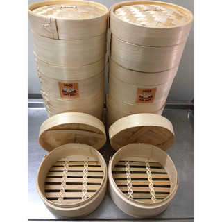 1 Bộ xửng tre hấp há cảo có nắp - Size 20cm