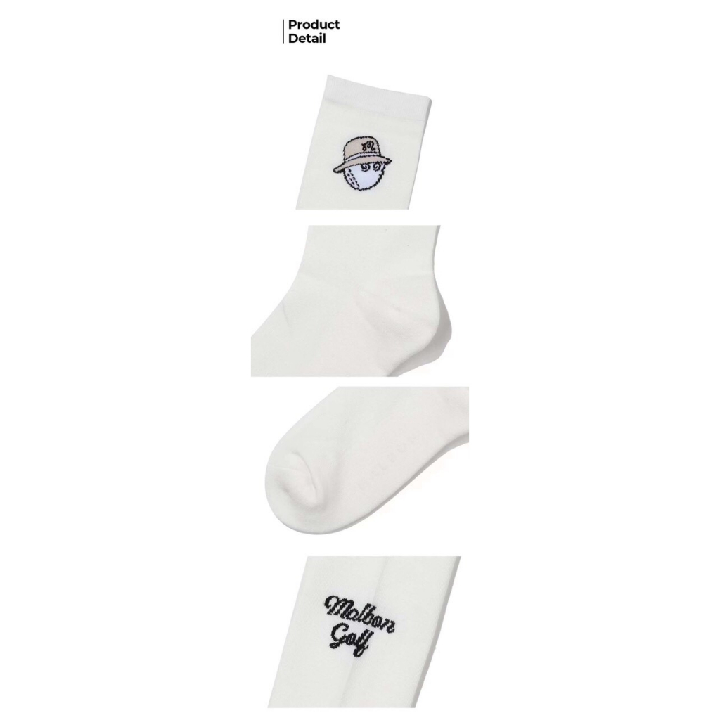 Tất/Vớ dài chân Golf nữ phong cách trẻ trung, năng động phong cách Hàn Quốc Malbon 2023