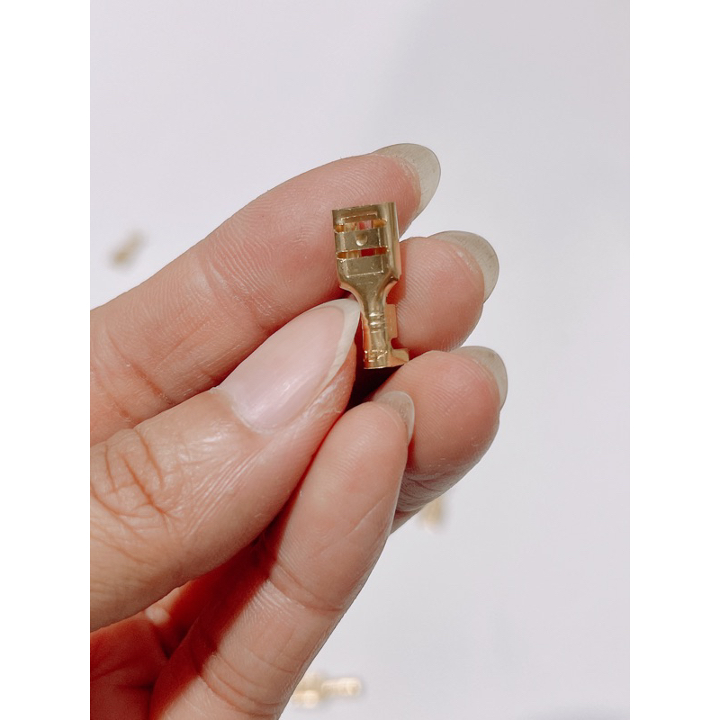 Đầu cos dẹp, cao su cos 6.3, cao su bọc dây còi dây kèn xe máy