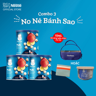 COMBO 3 BÁNH ĂN DẶM HÌNH SAO NESTLÉ GERBER CHÍNH HÃNG