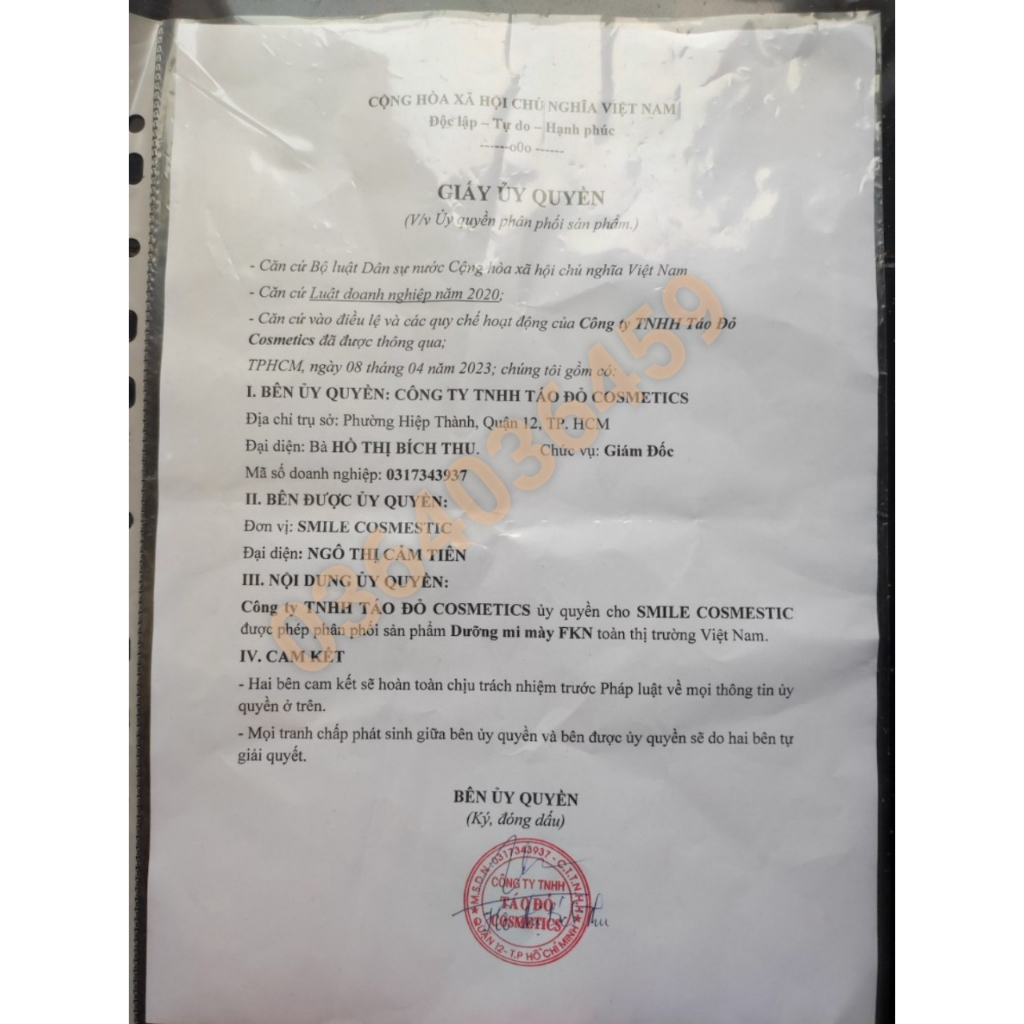 Serum Dưỡng Mi FKN Chính Hãng