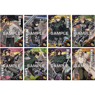 Card bóc sẵn aot - attack on titan