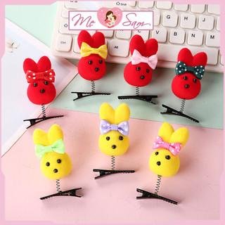 Kẹp tóc cho bé hình con thỏ, con gà vui nhộn siêu cute dễ thương Shop Mẹ Sam