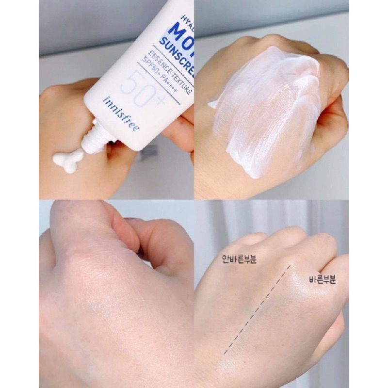 Kem Chống Nắng Innisfree Mild Cica & Hyaluron Moist Sunscree SPF50+ PA++++ 35ml