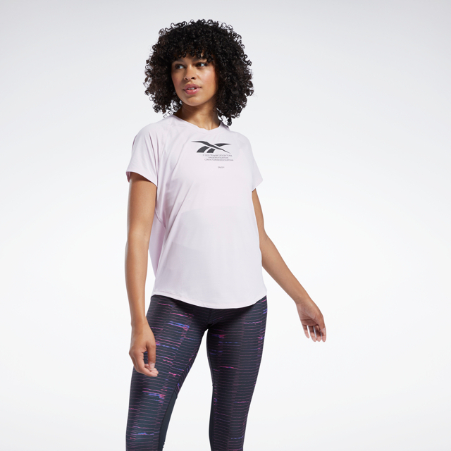 Reebok RUNNING Áo thun Chạy bộ Nữ Ts Run Activchill Tee - Run Gr Màu frost berry GS1507