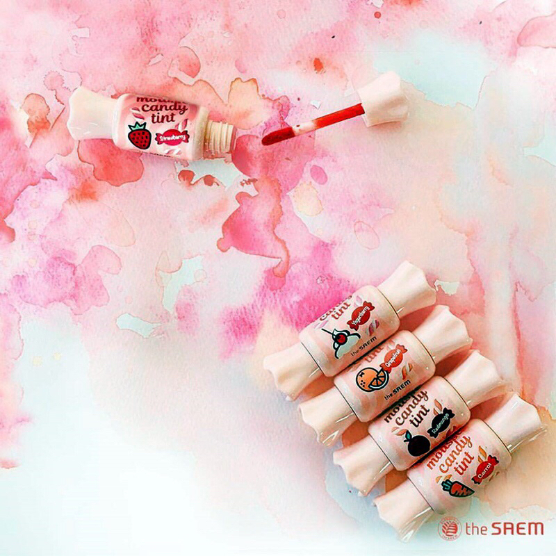 Son Tint viên kẹo cực đáng yêu, siêu lì The Seam Saemmul Mousse Candy Tint