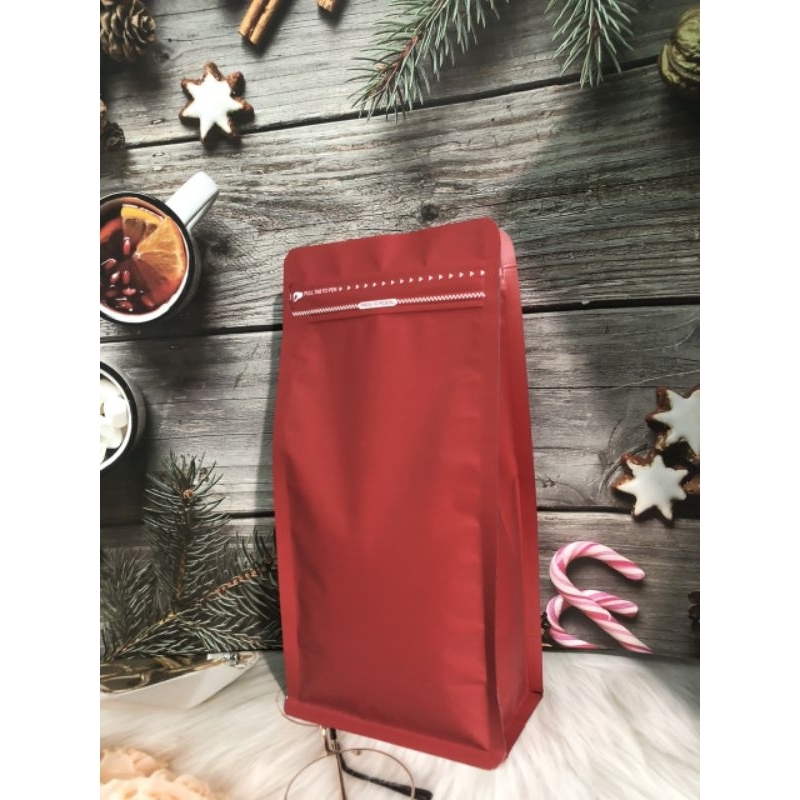 1kg túi zipper 8 cạnh đáy đứng loại 500g chuyên đựng cà phê