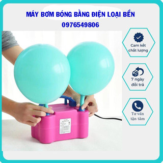 Máy bơm bong bóng bằng điện 2 van tiện lợi bền bỉ chính hãng HAPPYKID MBBBĐ