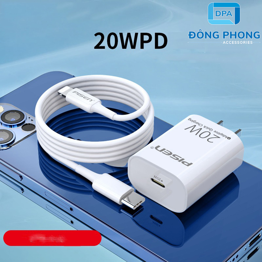 Bộ Sạc Nhanh Pisen PD 20W Chính Hãng