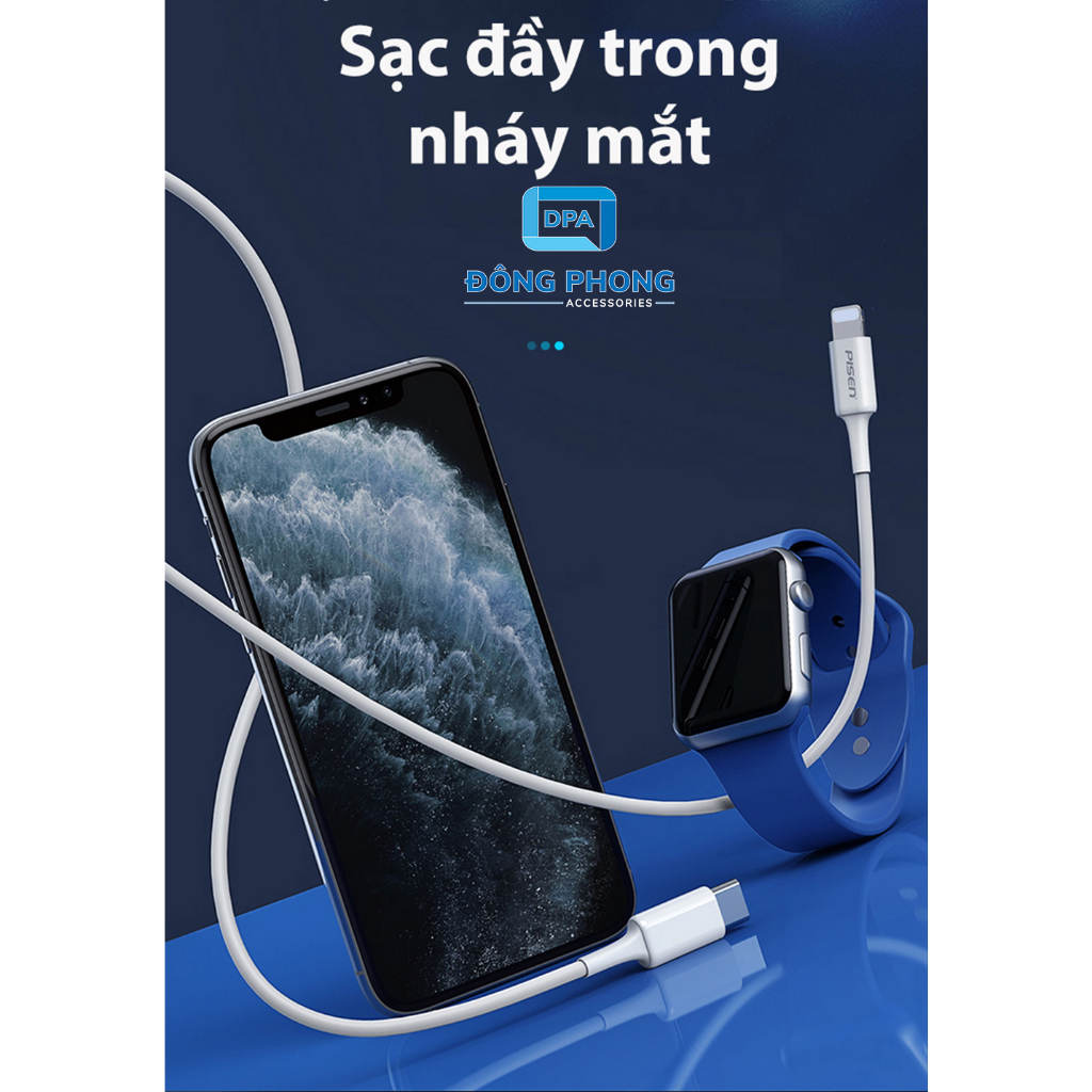 Bộ Sạc Nhanh Pisen PD 20W Chính Hãng