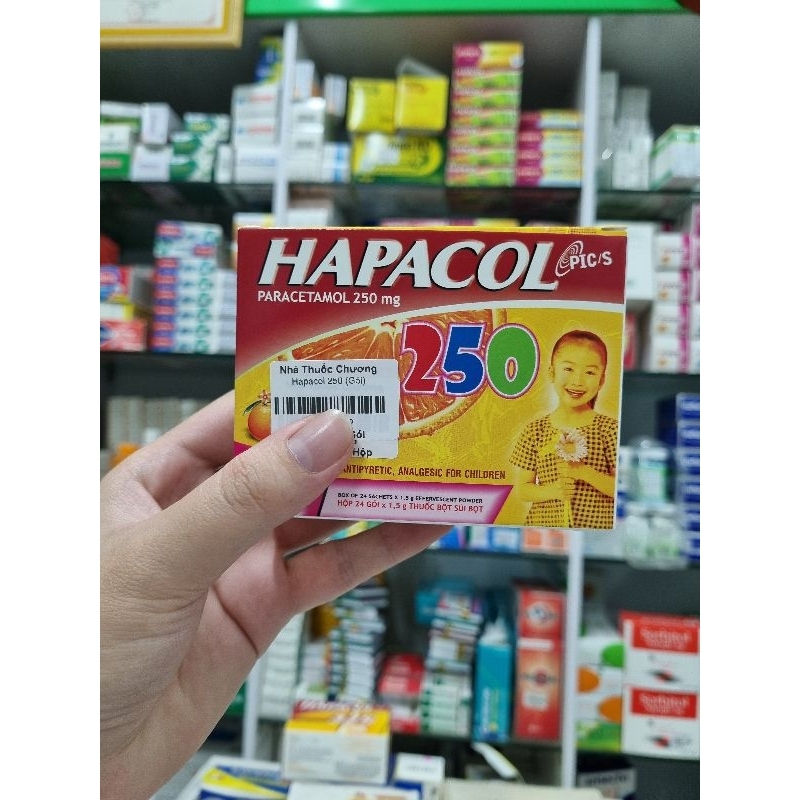 Hapacol 250 hộp 24 gói