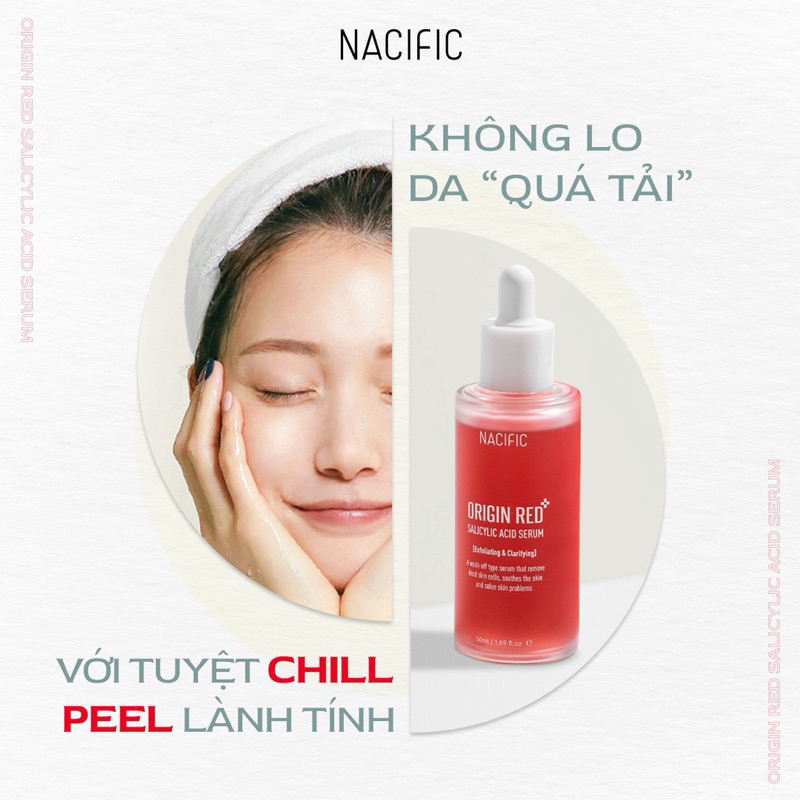 Tinh chất tẩy tế bào chết Peel Nacific Origin Red Salicylic Acid Serum 50ml