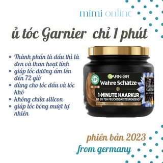 Ủ tóc garnier than hoạt tính 2023