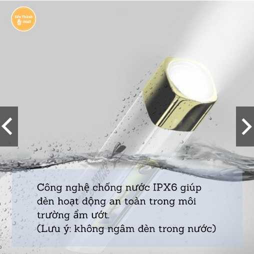 Sạc Dự Phòng Kiêm Đèn Pin Đa Năng BiBoMart Thông Minh Chiếu Xa Siêu sáng, Sạc Nhanh