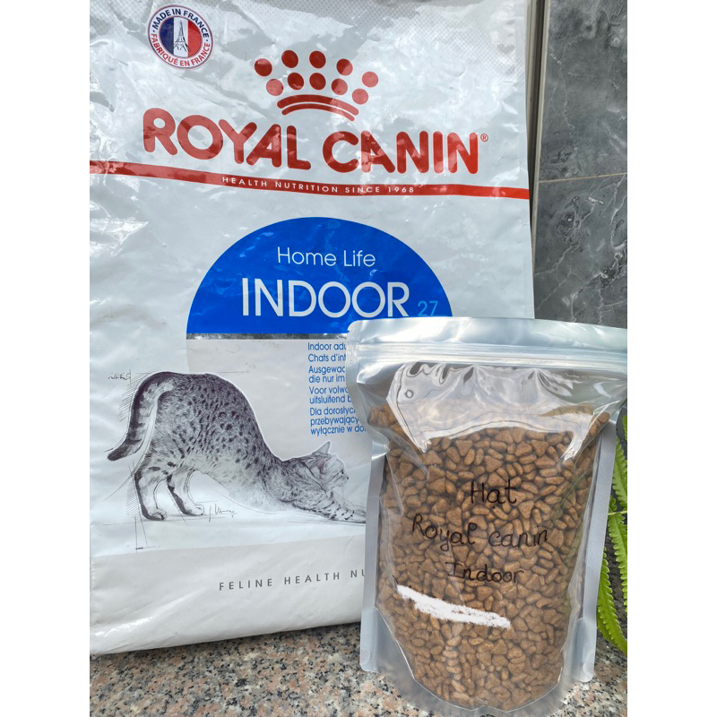HẠT ROYAL CANIN INDOOR chiết 1KG dành cho mèo nuôi trong nhà lười  động