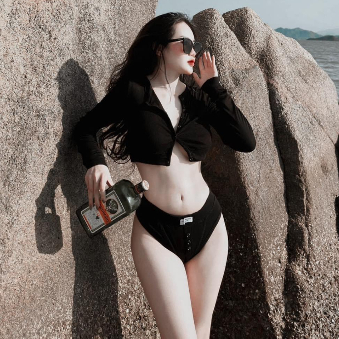 Bộ BIKINI, áo tắm tay dài  - Set đi biển, BST Xuân Hè 2023