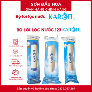 Bộ 3 lõi lọc nước 123 karofi