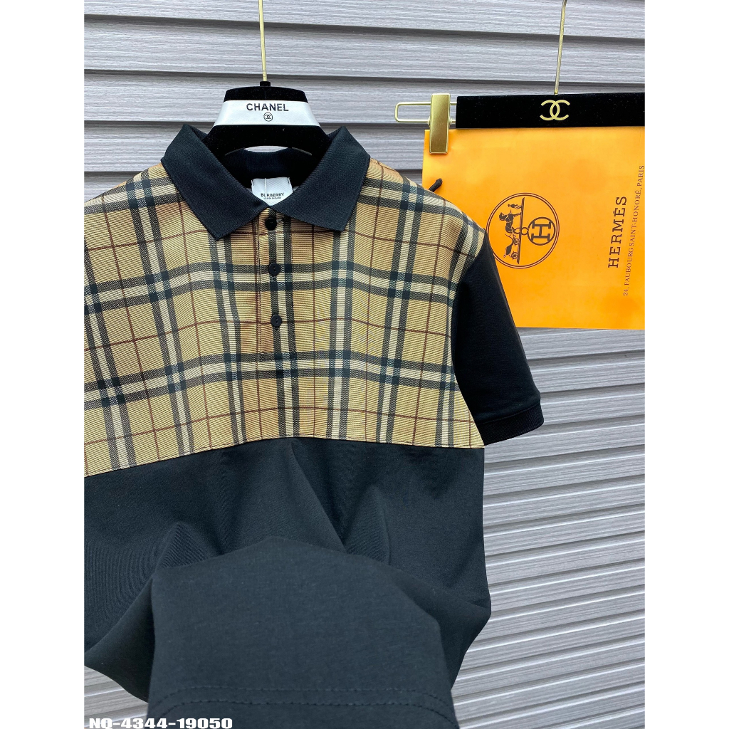 Áo Thun Polo Burberry Chất Liệu Cotton 100%