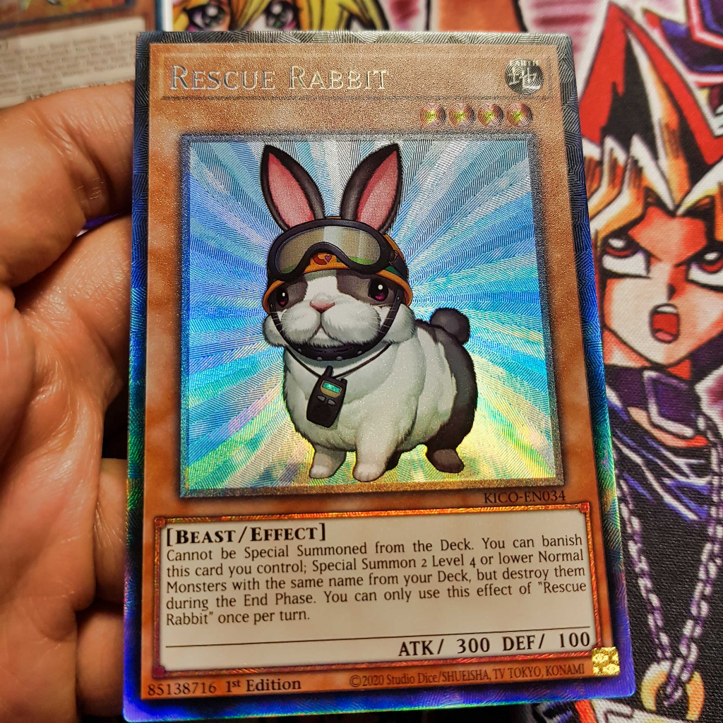 Thẻ bài Yugioh chính hãng | Rescue Rabbit | KICO Collectors Rare