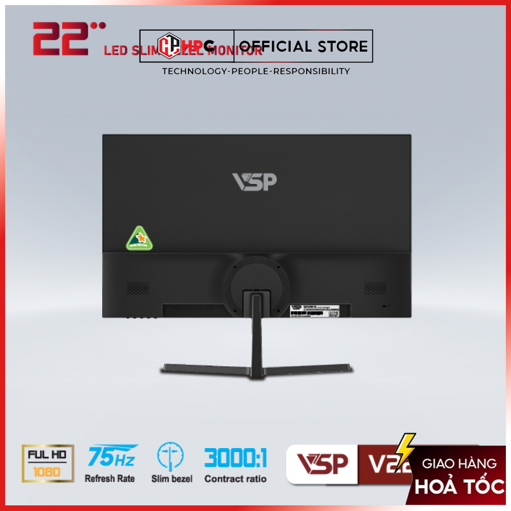 Màn Hình VSP 22inch 75Hz Full Viền V2204H Mới | BigBuy360 - bigbuy360.vn