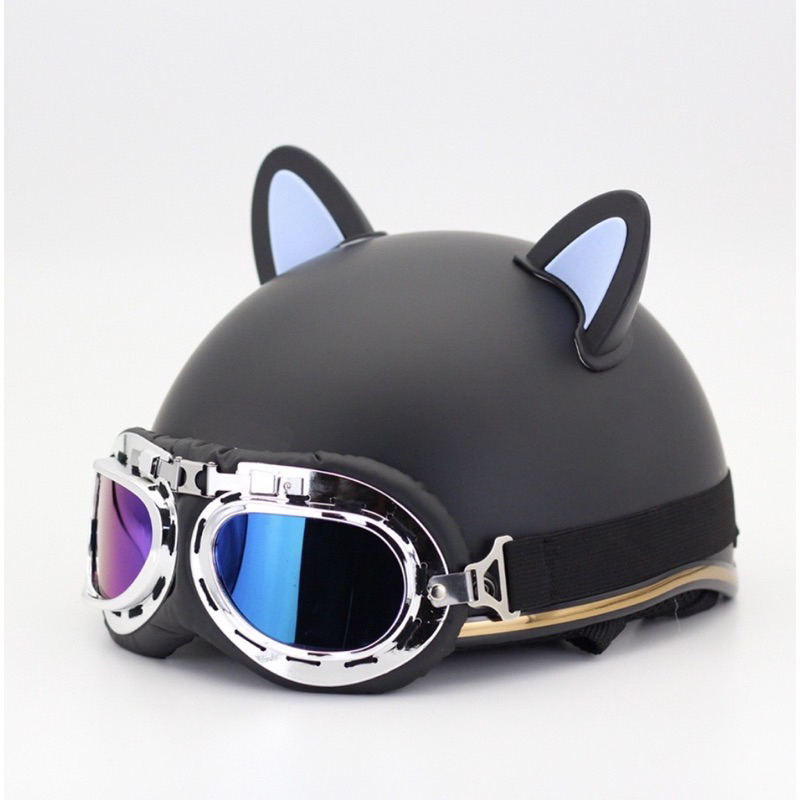 Tai Mèo Gắn Mũ Bảo Hiểm Tặng Kèm Keo 3M, Tai Mèo Gắn Nón